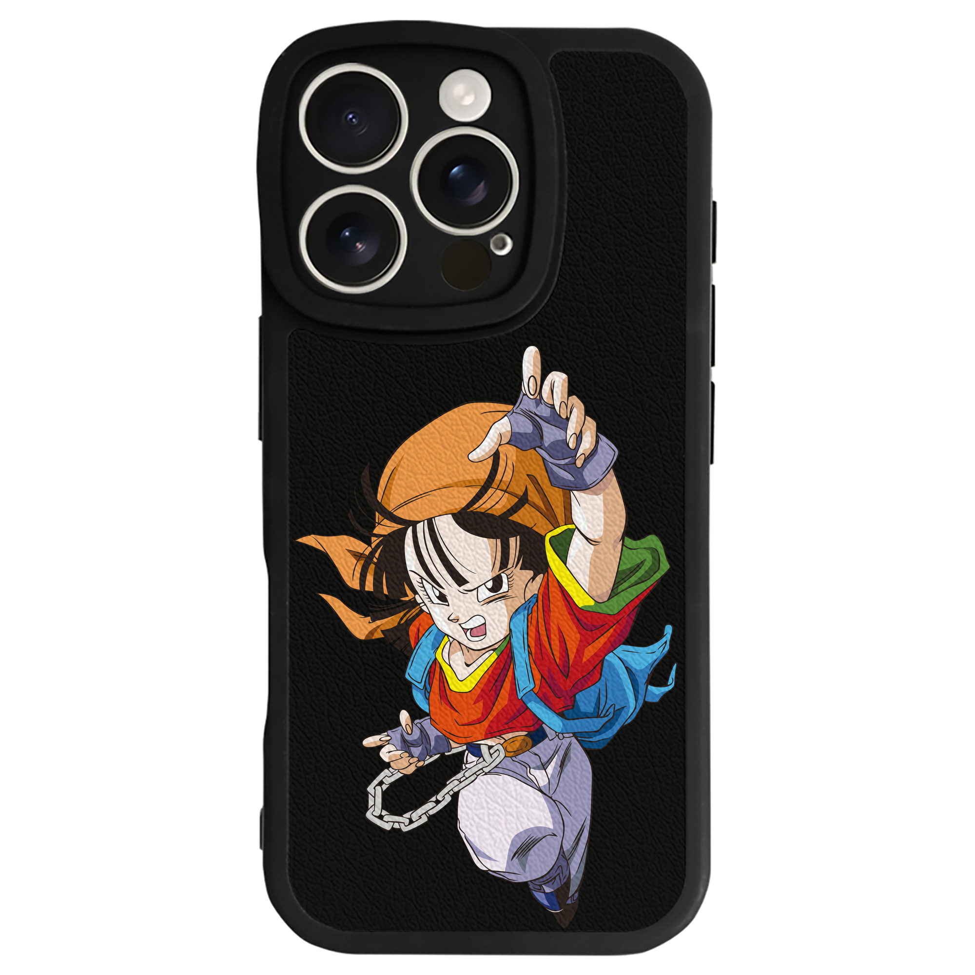 （画像用） ドラゴンボール パン DRAGON BALL Pan 【iPhone 16シリーズ対応】シリコンスマホケース（レザー調） 材質：シリコン